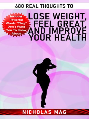 cover image of 680 Real Thoughts to Lose Weight, Feel Great, and Improve Your Health
